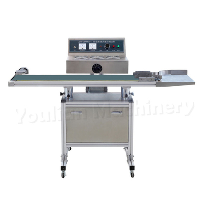 LGYF-2000 Automatic Electromagnetic Continuous Heat Induction Sealer Aluminum Foil Bottle Cap Sealing Machine