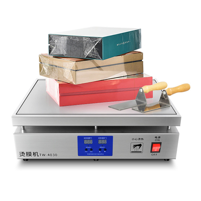 Food Tea Gift Box Heat Sealing Film Ironing Machine Hot Foil Machine Wrapping Packaging