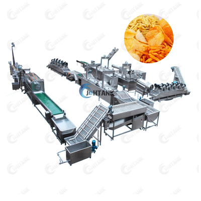 Fully Automatic Automatic Production Potato Chips Chips Making Machine / Processing Line Plant