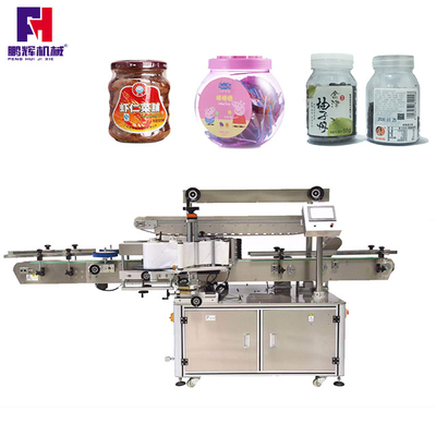 Food China Supplier Automatic Bottles Double Side Labeling Machine