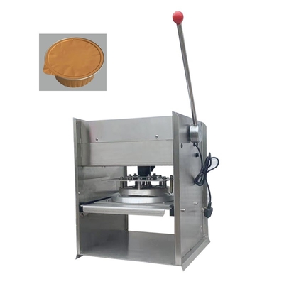 manual food film type paper cup aluminum foil lid sealing machine for sale