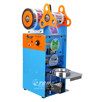 Plastic Food Milk Tea Cup Bubble Tea Equipment Sealer 95mm Paper Cup Sealing Machine Sealer