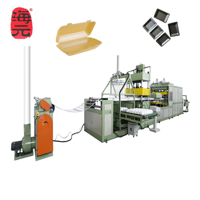 disposable food foam tray fast food box forming machine/ps foam sheet extrusion line for making fruit dish/egg box